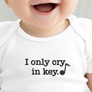 Musician Baby Gift, Singer Songwriter Baby Onesie®, Musical Baby Gift, Baby Present for Songstress, Cute Newborn Outfit For Music Lovers