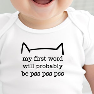 Crazy Cat Lady Baby Onesie®, Cat Baby Clothes, Baby Cat Onesie®, Cat Themed Baby Shower, Gift For Baby Niece, Funny Onesie® My Siblings Purr