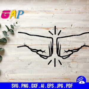 Due pugni urto rispetto amicizia taglia file svg png dxf ai eps jpg pdf download istantaneo File di qualità Cricut Silhouette