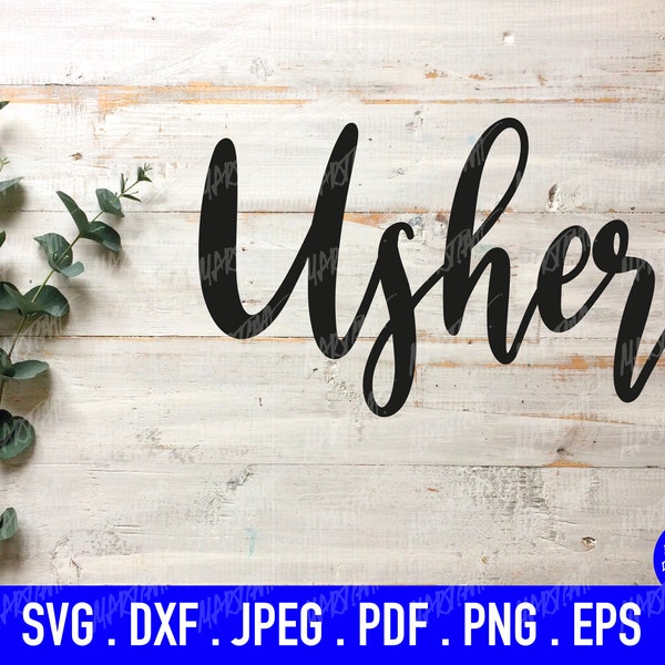 Usher Svg - Etsy