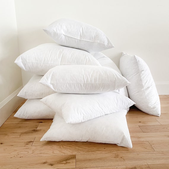 Feather Down Pillow Inserts, Throw Pillow Inserts