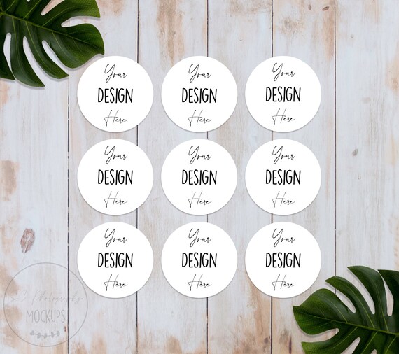 Download Photography Blank Sticker Mockup Round Stickers Mockup Wedding Sticker Mockup Flat Jpeg Download Styled Stock Photography Sticker Mockup Art Collectibles