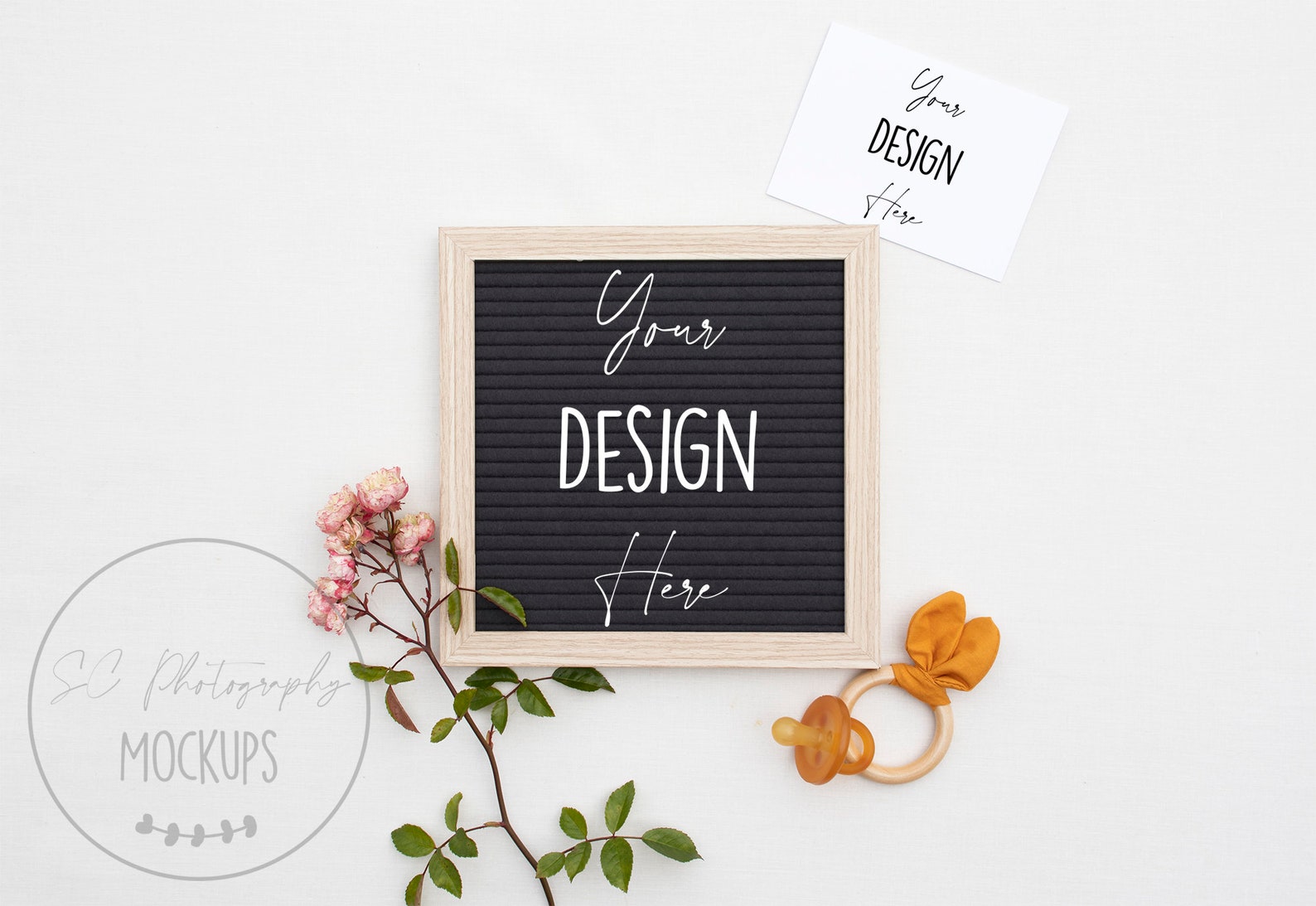 Download Pregnancy Announcement Letter Board Mockup Flat Lay | Etsy