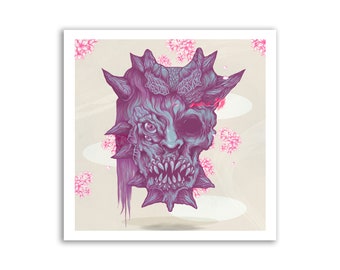 Kaiju Giclée Print | Anime art print | Anime Portrait | DND Art | Fantasy Creature Illustration | Dungeons and Dragons Print | Monster Art