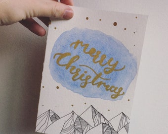 Christmas in the Mountains Card