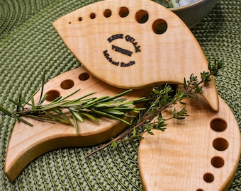 Kräuterputzer aus Holz