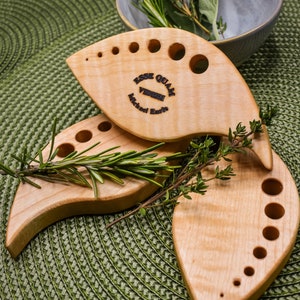 Wooden Herb Stripper