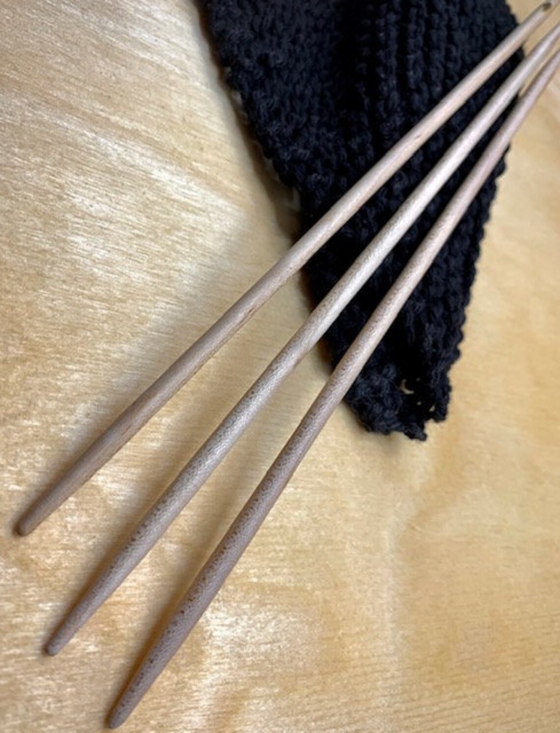 Wooden Knitting Needles Etsy