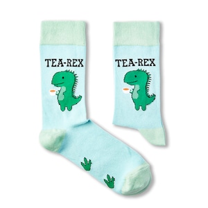 Unisex Tea-Rex Socks | Gift | 1 Pairs | Cotton Rich Socks | Premium Socks | Novelty | Gifts