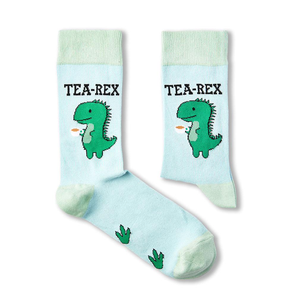 Unisex Tea-Rex Socks | Gift 1 Pairs Cotton Rich Premium Novelty Gifts