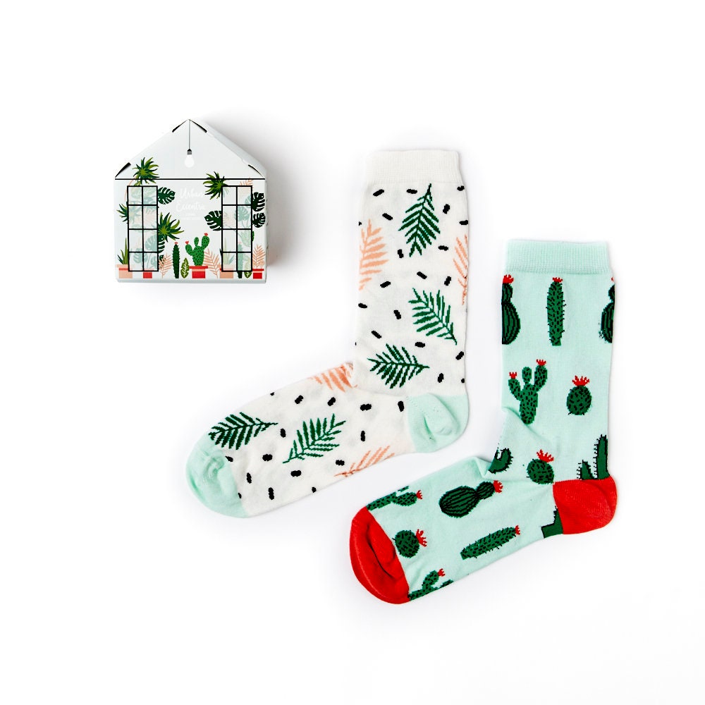 Ladies Greenhouse Socks Gift Set | 2 Pair Cotton Rich Premium Novelty Gifts