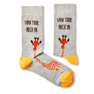 Unisex Wind Your Neck In Socks | 1 Pair | Cotton Rich Socks | Premium Socks | Novelty | Gifts