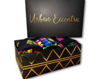 Unisex Retro Funky Gift Set | Gift | 3 Pairs | Cotton Rich Socks | Premium Socks | Novelty | Gifts