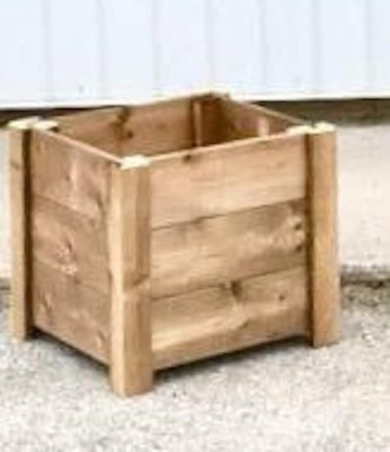 DIY Planter Box Plans, Cedar Planter Plans, Raised Planter, DIY Garden Boxes, Garden Box Plans image 3