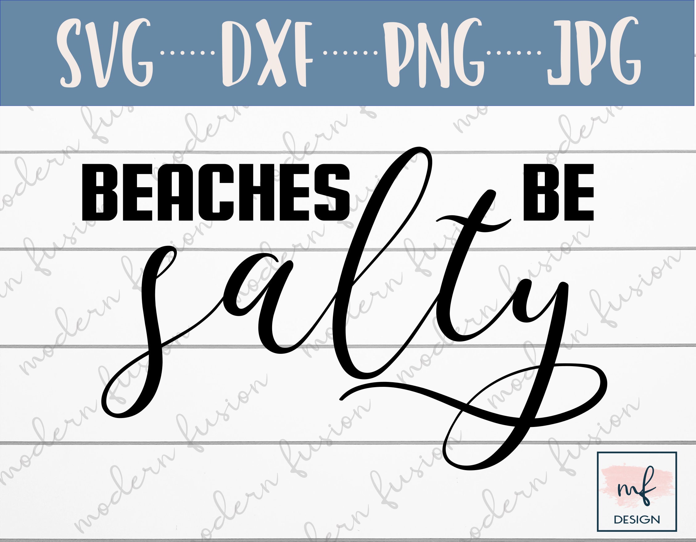 Beaches Be Salty SVG SVG Files for Cricut Beach Svg Funny - Etsy