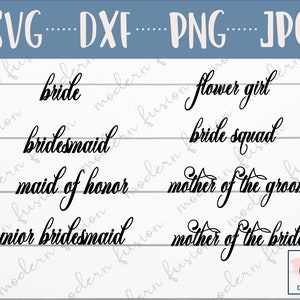 Braut-Partei Titel-Til Tod tun uns Teil SVG, SVG-Dateien für Cricut, Bachelorette Svg, Braut Svg, Hochzeitsparty Svg