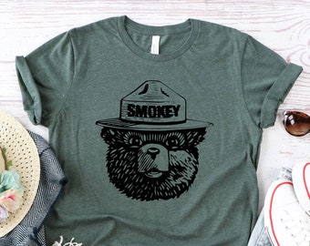 retro smokey the bear shirt