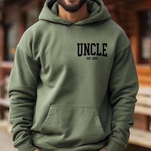 Retro Uncle EST Sweatshirt, Uncle Birthday Gift, Cool Uncles Sweatshirt, New Uncle Gift, Custom Uncle Sweatshirt, Christmas Gift Uncle