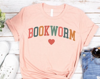 Bookworm Shirt, Teacher Reading Shirt, ESL Teacher Gift, Cute Book Lover Shirt, Librarian Shirts, Book Lover Gift, Teacher Appreciation