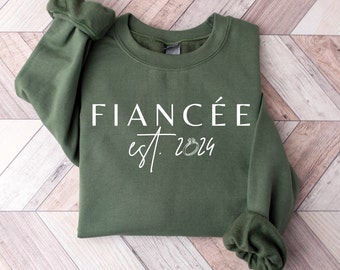 Personalize Feyoncée Est Sweatshirt, Fiance Sweatshirt, Bride Sweatshirt, Engagement Gift, Bridal Shower Gift, Gift for Bride, Wedding Gift