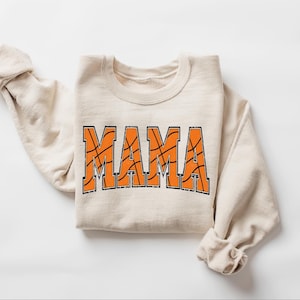 Retro Basketball Mama Sweatshirt, Mothers Day Gift For Basketball Mom, Basketball Season, Basketball Lover Mama Shirt, Basketball Night Gift