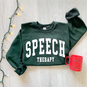 Retro Speech Therapy Sweatshirt, Special Education Shirt, Speech Therapist Shirt, Teacher Appreciation Gift, Sped Teacher, Aba Therapist afbeelding 6