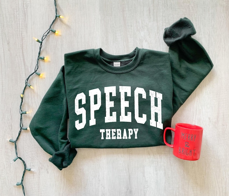 Retro Speech Therapy Sweatshirt, Special Education Shirt, Speech Therapist Shirt, Teacher Appreciation Gift, Sped Teacher, Aba Therapist afbeelding 6