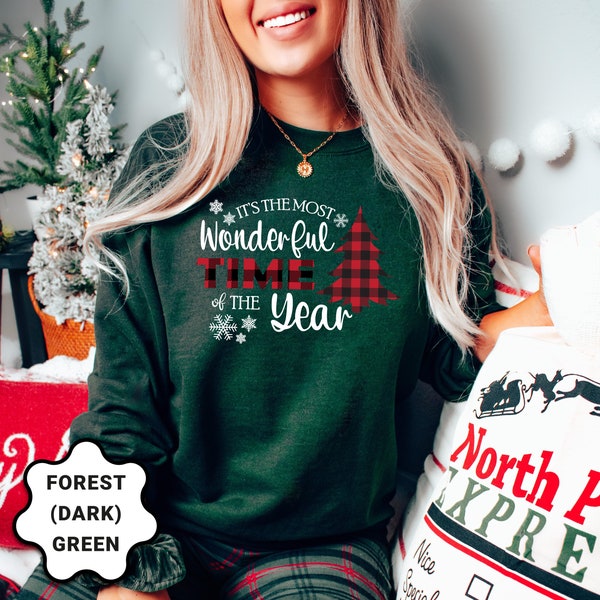Its The Most Wonderful Time Of The Year Sweatshirt, Christmas Sweatshirt, Christmas Shirt, Christmas Party Sweatshirt, Christmas Family Gift