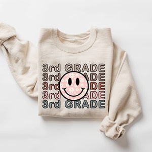 School Grade Shirt, 3rd Grade Teacher Sweatshirt, Back To School, Preschool Shirt, Elementary School Teacher, Team Teacher Tee, New Teacher