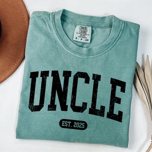 Fathers Day Gift For Uncle, Personalize Uncle Shirt, Fathers Day Shirt, New Uncle Shirt, Tio Shirt, Uncle Announcement Gift, Uncle Birthday