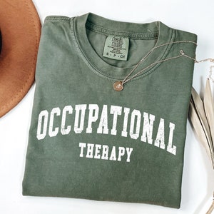 Retro Occupational Therapy Shirt, OT Shirt, Special Education Shirt, Cute Therapist Gift, Aesthetic Therapy Shirt, Sped Teacher Gift image 2