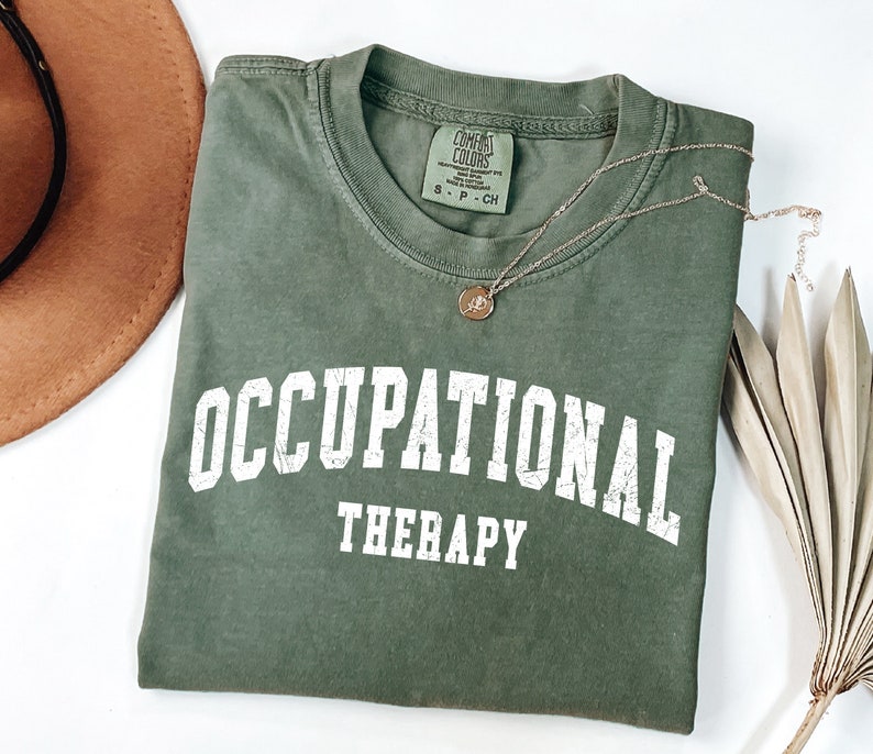 Retro Occupational Therapy Shirt, OT Shirt, Special Education Shirt, Cute Therapist Gift, Aesthetic Therapy Shirt, Sped Teacher Gift image 2