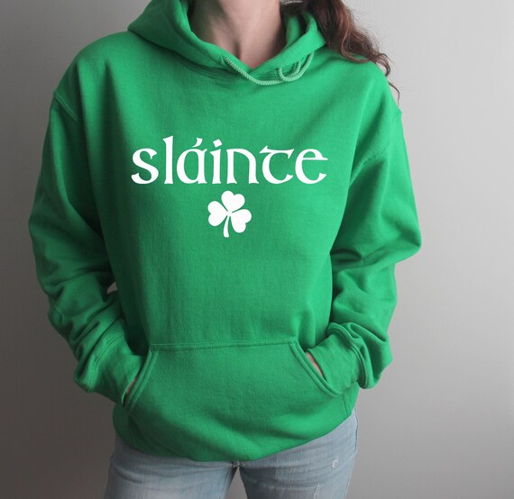 Women's St. Patrick's Day Irish Green Graphic Printed Sweatshirt Long  Sleeve Loose Fit Hoodie Pullover Tops