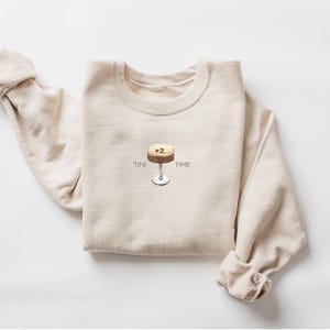 Espresso Martini Sweatshirt, Tini Time, Espresso Shirt, Espresso Martini Social Club Shirt, Espresso Martini Lover Gift, Birthday Gift Her
