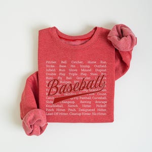 Cute Baseball Sweatshirt, Baseball Lover Gift, Baseball Game Day Sweatshirt, Baseball Mama Shirt, Baseball Season Shirt, Mothers Day Gift afbeelding 7