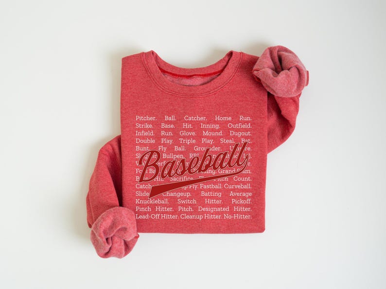 Cute Baseball Sweatshirt, Baseball Lover Gift, Baseball Game Day Sweatshirt, Baseball Mama Shirt, Baseball Season Shirt, Mothers Day Gift afbeelding 7