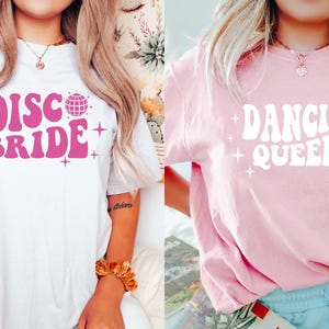 Disco Bachelorette Party Shirt, Disco Bride Dancing Queens, Bridesmaid Shirt, One Last Disco, Country Bachelorette Shirt, Bridal Party Shirt
