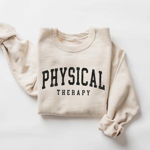 Retro Physical Therapy Sweatshirt, Physical Therapist, Cute Pt Gift, Pt Shirt, Gift For Physical Therapist, Pediatric Physical Therapy image 3
