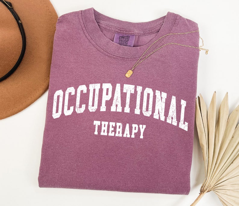 Retro Occupational Therapy Shirt, OT Shirt, Special Education Shirt, Cute Therapist Gift, Aesthetic Therapy Shirt, Sped Teacher Gift image 3