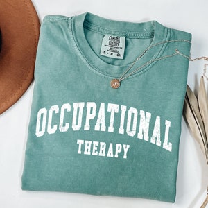 Retro Occupational Therapy Shirt, OT Shirt, Special Education Shirt, Cute Therapist Gift, Aesthetic Therapy Shirt, Sped Teacher Gift image 1