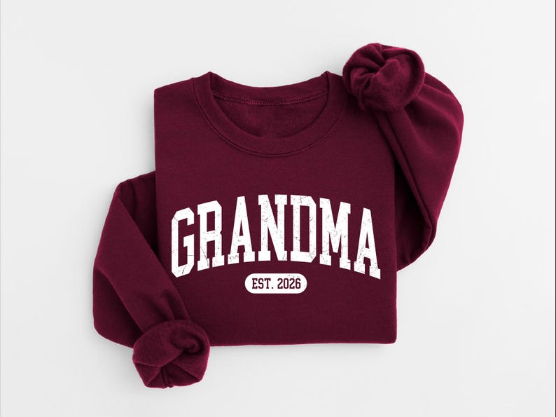 Personalize Mom Gift For Grandma Sweatshirt, Mothers Day Gift, Nana Sweater, Gigi Mimi Tia Mommy Outfit zdjęcie 7