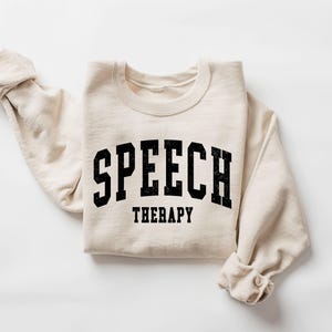 Retro Speech Therapy Sweatshirt, Special Education Shirt, Speech Therapist Shirt, Teacher Appreciation Gift, Sped Teacher, Aba Therapist afbeelding 3