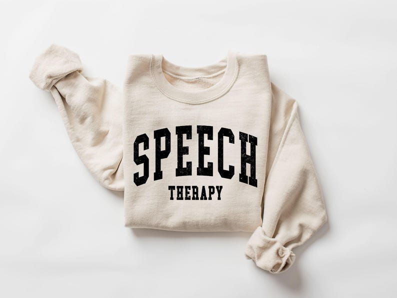 Retro Speech Therapy Sweatshirt, Special Education Shirt, Speech Therapist Shirt, Teacher Appreciation Gift, Sped Teacher, Aba Therapist afbeelding 3