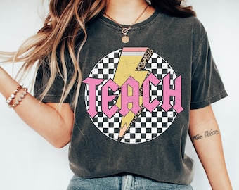 Teach Shirt, Back To School Shirt, Teacher Shirt, Elementary School Shirt, Gift For Teacher, Kindergarten Teacher Shirt, Rock Day Of School