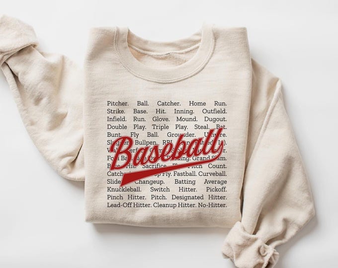 Cute Baseball Sweatshirt, Baseball Lover Gift, Baseball Game Day Sweatshirt, Baseball Mama Shirt, Baseball Season Shirt, Mothers Day Gift