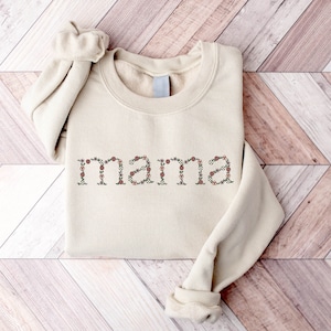 Mama Sweatshirt, Mother's Day Gift, Gift For Mother, Grandma Sweatshirt, Nana Shirt, Mom Hoodie, Mama Crewneck, New Mom Shirt, Grammy Shirt
