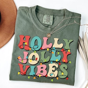 Holly Jolly Merry Christmas Shirt, Merry And Bright Christmas Shirt, Cute Christmas Gift, Christmas Party Shirt, Holiday Shirt, Xmas Shirt
