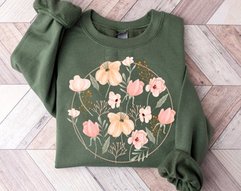 Wildflowers Sweatshirt, Wildflower Tshirt, Mothers Day Gift, Flower Shirt, Gift for Women, Ladies Shirts, Flowers Lover Shirt, Floral Tshirt