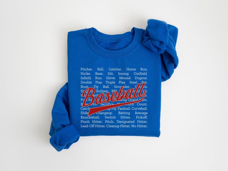 Cute Baseball Sweatshirt, Baseball Lover Gift, Baseball Game Day Sweatshirt, Baseball Mama Shirt, Baseball Season Shirt, Mothers Day Gift afbeelding 3