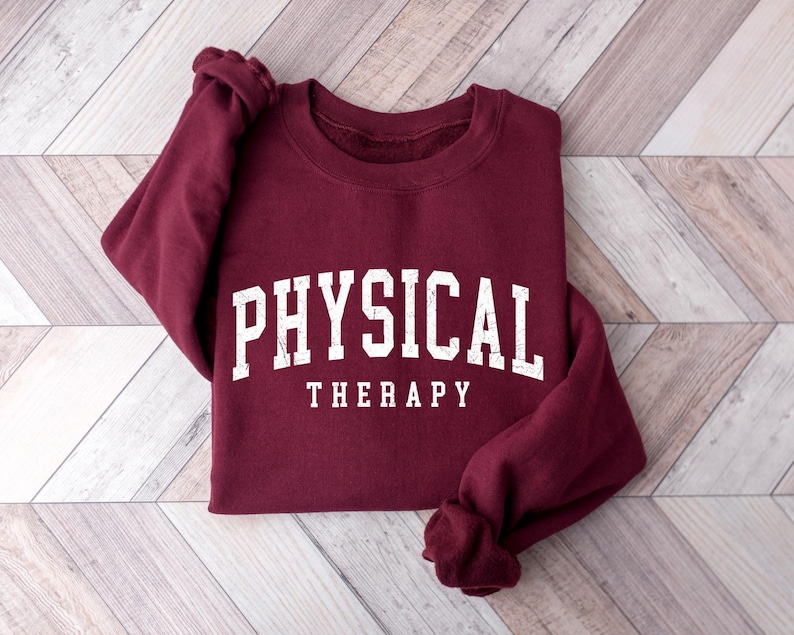 Retro Physical Therapy Sweatshirt, Physical Therapist, Cute Pt Gift, Pt Shirt, Gift For Physical Therapist, Pediatric Physical Therapy image 6